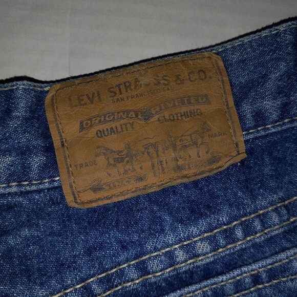 Levi's 573 Brown Tab Jeans-Size 10-Vintage-1987-High Rise-Tapered Leg-USA Made - Picture 7 of 12